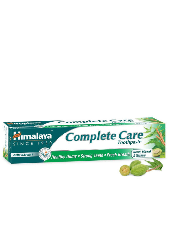Himalaya Complete Care Toothpaste | With the Goodness of Neem, Miswak & Triphala | Healthy Gums, Strong Teeth, Fresh Breath - 80g