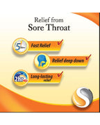 Strepsils Warm Ginger -Strepsils Warm Ginger Lemon Lozenge Effectively Relieves Sore Throat - 16 Lozenges