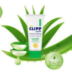 Clipp Hand Cream Aloe Vera Extract Free of Colorant, Paraben & Phtalate Natural Beeswax Nourishes Skin On The Hands And Provides Protection 75ml