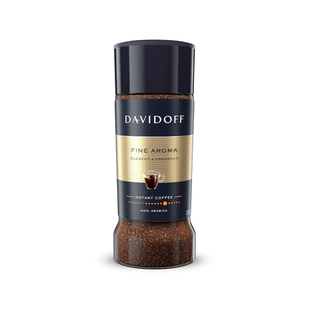 Davidoff Instant Coffee Fine Aroma  - Finest Coffee Beans - Premium Coffee Experience - 100 g