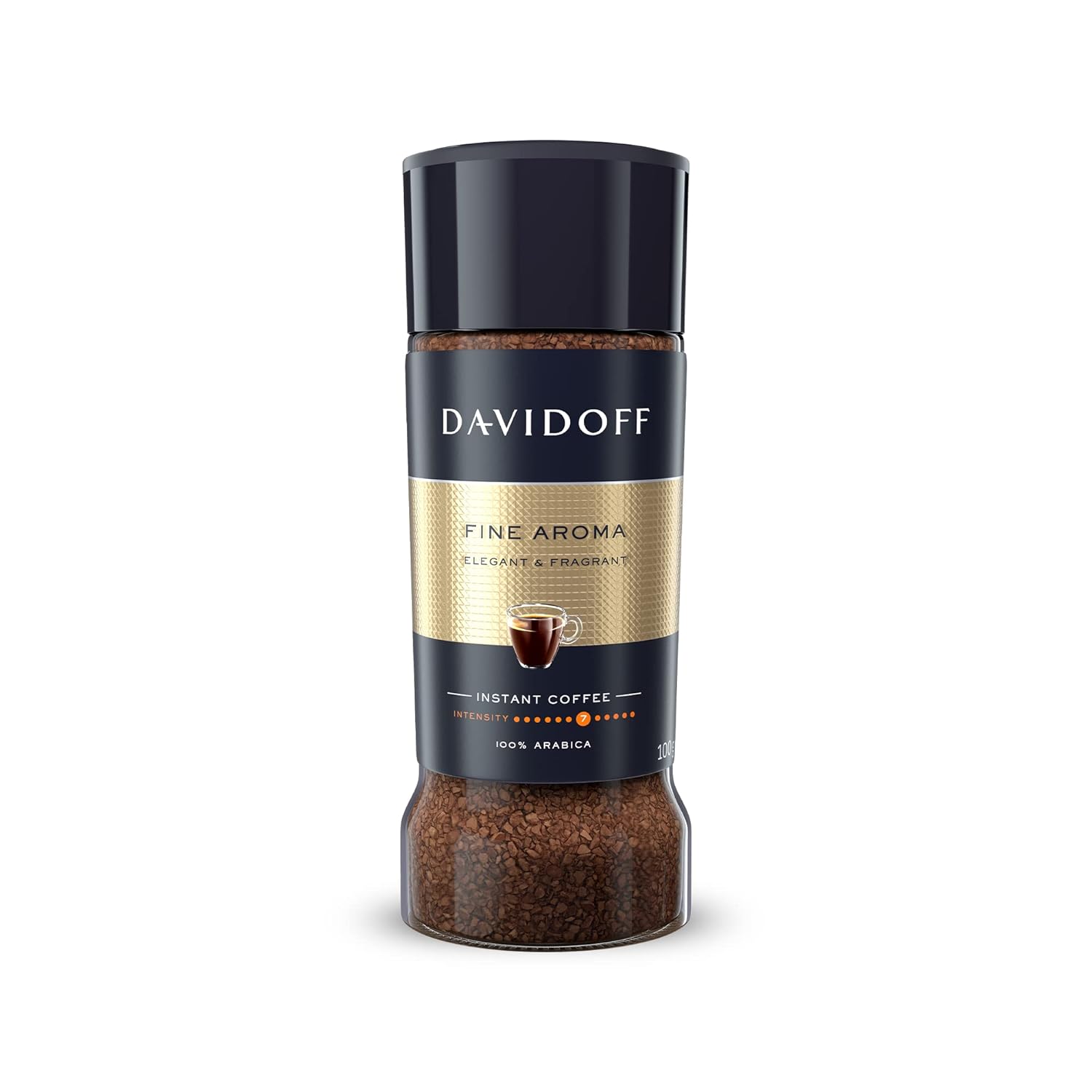 Davidoff Instant Coffee Fine Aroma  - Finest Coffee Beans - Premium Coffee Experience - 100 g