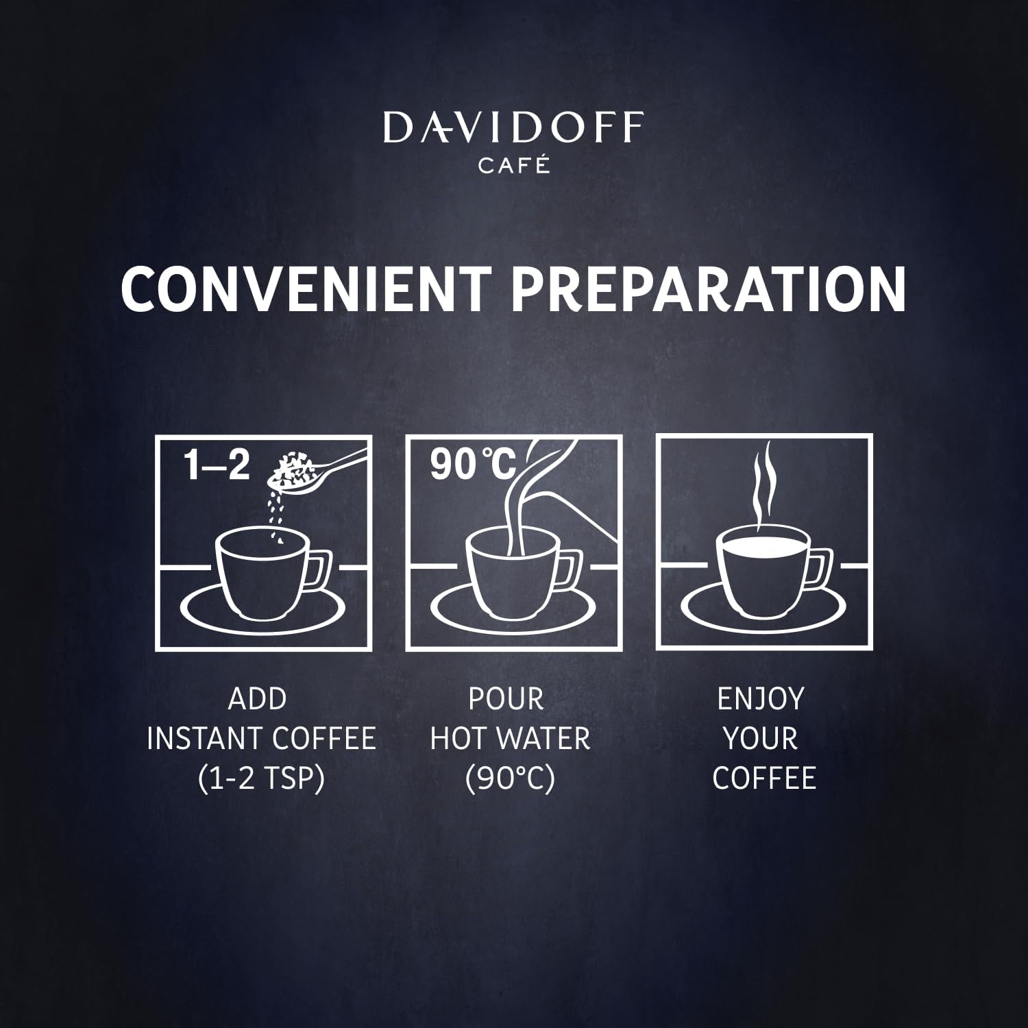 Davidoff Instant Coffee Fine Aroma  - Finest Coffee Beans - Premium Coffee Experience - 100 g