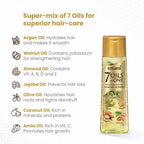Emami 7 in 1 Non Sticky Hair Oil - Reduce Hair Fall  - Promotes Hair Growth - 100 ml