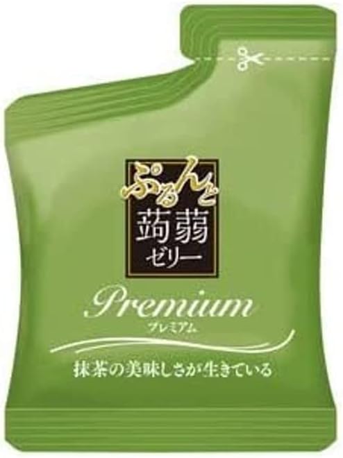 Orihiro Konjac Jelly Premium Matcha - Low Calorie - Gelatin Free - 10x120g (Total of 200gm)