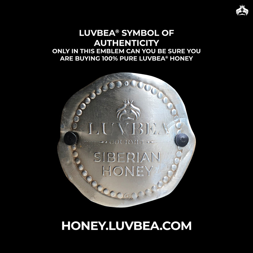 Luvbea Natural Siberian Linden Honey - Award-Winning, Pure & Natural Honey - Wooden Barrel Aged - 750 grams