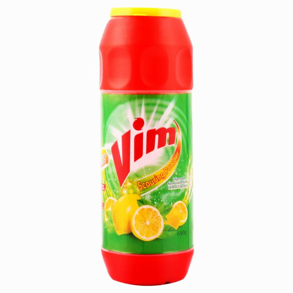 Vim Scouring Powder Lemon Fragrance - Multi Purpose Cleaner  - 650 grams