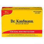 Dr. Kaufmann Medicated Sulfur Soap Bar - For Dual Skin Protection - Combats Skin Issues like Acne, Pimples, Eczema - 80 g