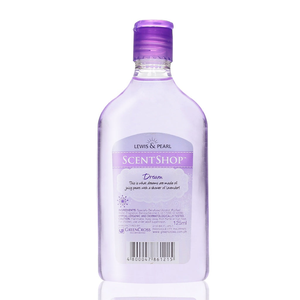 Lewis & Pearl Scentshop Dream Cologne  - Womens Perfume  - Sweet and Long Lasting Scent - Gentle and Safe for Sensitive Skin - Dermatologically Tested - 125 ml