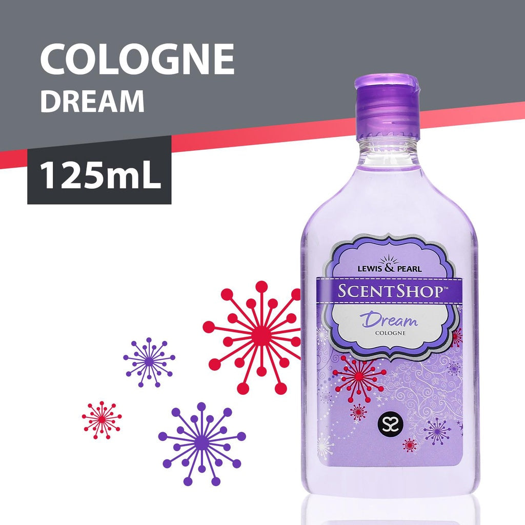 Lewis & Pearl Scentshop Dream Cologne  - Womens Perfume  - Sweet and Long Lasting Scent - Gentle and Safe for Sensitive Skin - Dermatologically Tested - 125 ml