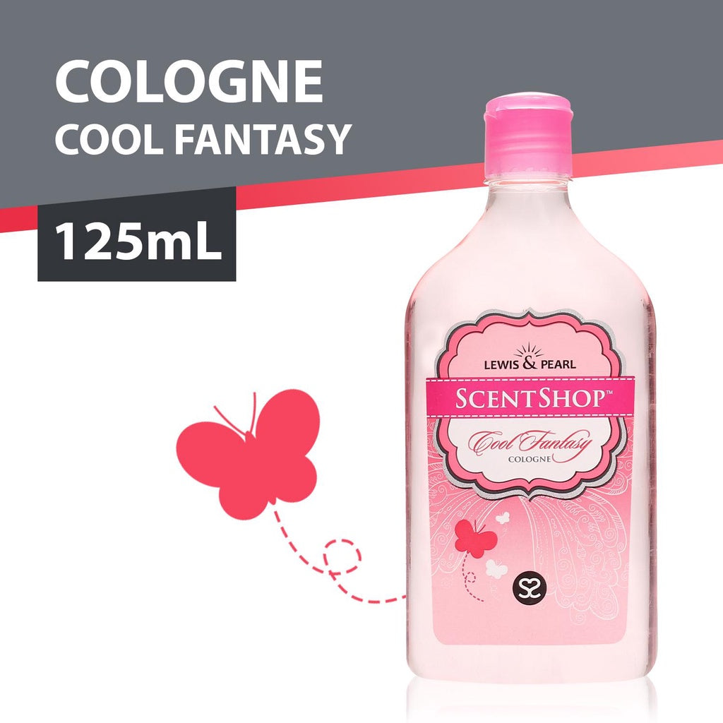 Lewis & Pearl Scentshop Cool Fantasy Cologne  - Womens Perfume  - Sweet and Long Lasting Scent - Gentle and Safe for Sensitive Skin - Dermatologically Tested - 125 ml
