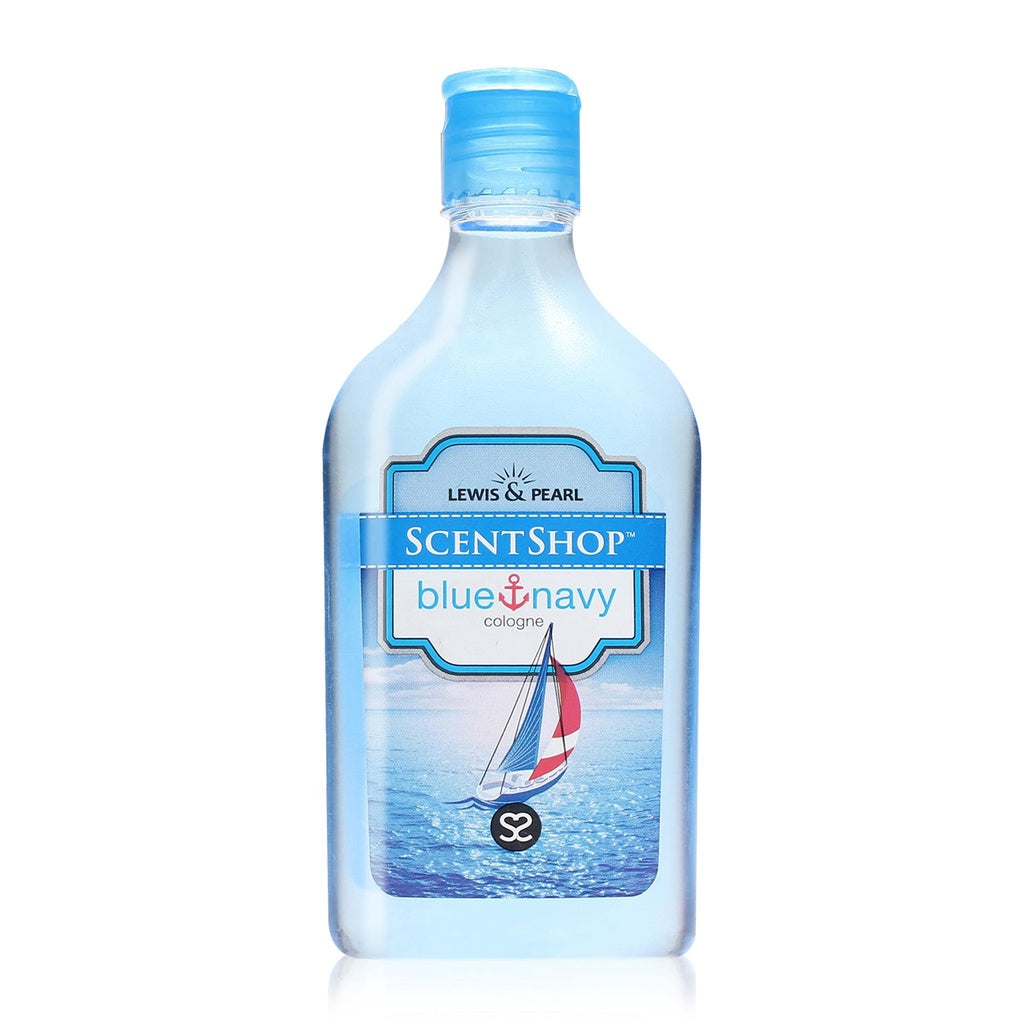 Lewis & Pearl Scentshop Blue Navy Cologne  - Mens Perfume  - Strong and Long Lasting Scent - Gentle and Safe for Sensitive Skin - Dermatologically Tested - 125 ml