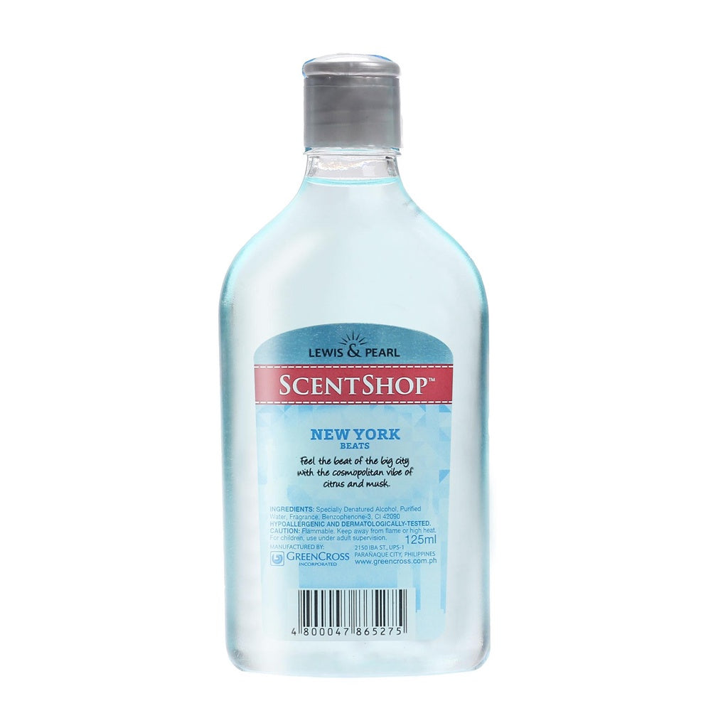 Lewis & Pearl Scentshop New York Beats Cologne  - Mens Perfume  - Strong and Long Lasting Scent - Gentle and Safe for Sensitive Skin - Dermatologically Tested - 125 ml