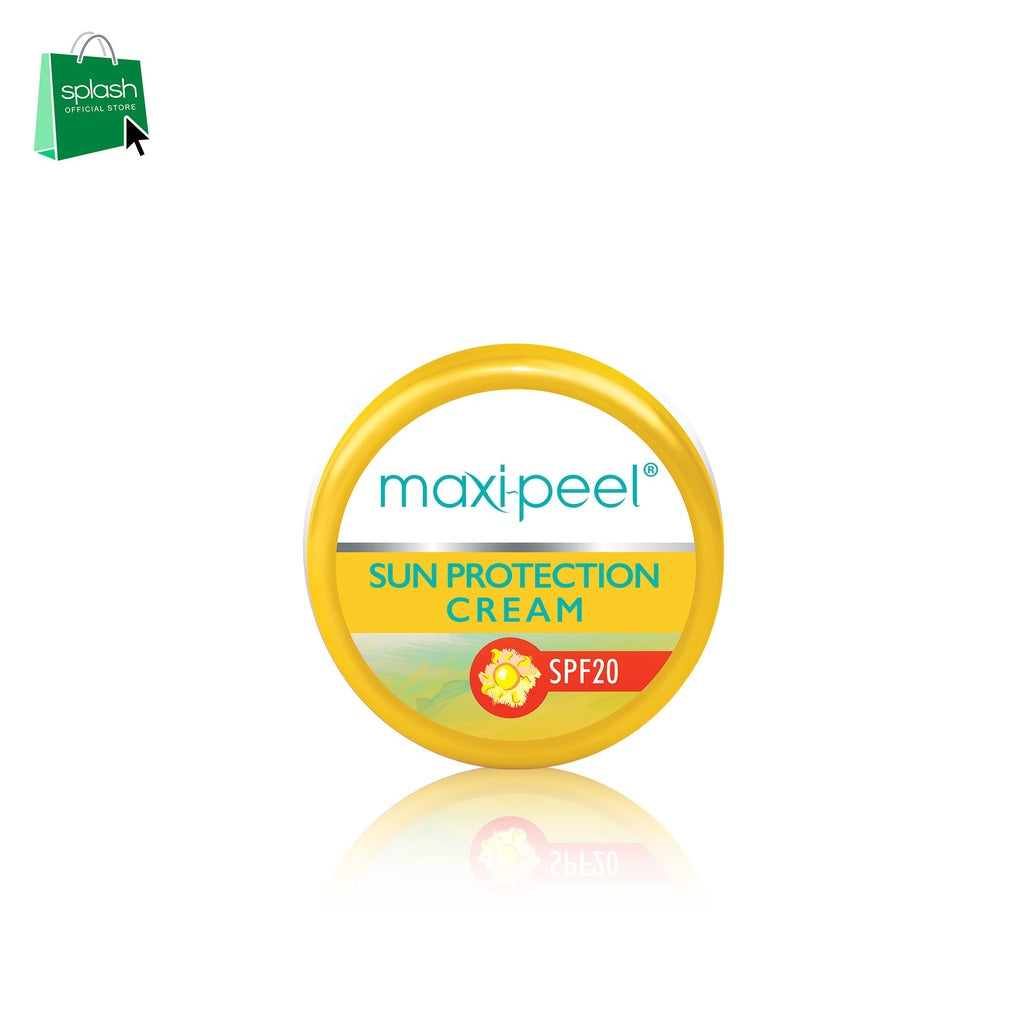 Maxipeel Sun Protection Cream  - With SPF 20 - Lightweight and Non-Greasy Formula - For Day Use - 25g