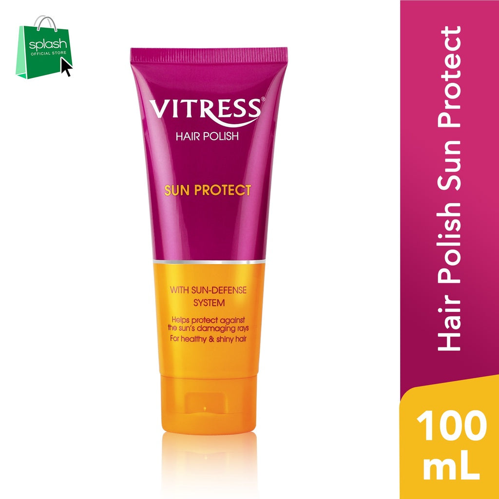 Vitress Hair Polish Sun Protect - Sun-Defense System - Protection Against the Sun's Damaging Rays - For Healthy and Shiny Hair - 100ml