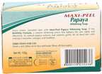 Maxipeel Papaya Soap - Whitening Soap with BioWhite Formula - Effectively Whitens Skin  - 135gm
