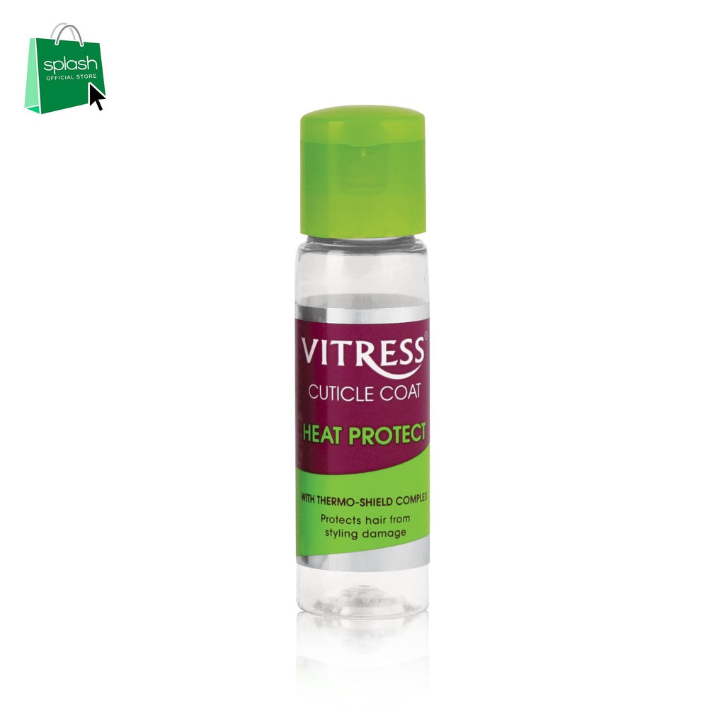 Vitress Cuticle Coat Heat Protect - With Thermo-Shield Complex - Protects Hair from Styling Damage - 30ml