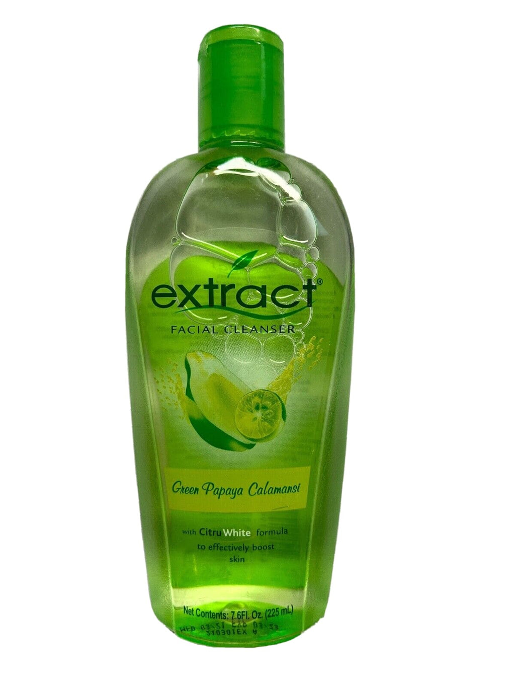 Extract Facial Cleanser Green Papaya Calamansi  - With Citrus White Formula - Boost Skin Texture and Tone - Deeply Cleanses  - 225ml