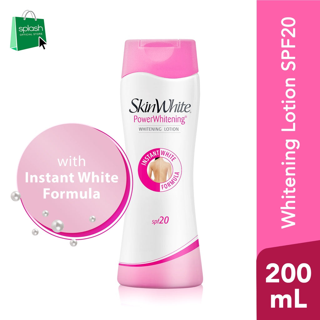 Skin White Whitening Lotion Power Whitening SPF 20 - Whitens Skin Instantly - With Advance TriPower Technology - 200ml