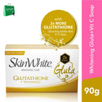 Skin White Whitening Glutathione + Vitamin C - For Face & Body - Whitens Skin in 5 Days - 2x More Gluta - 90gm