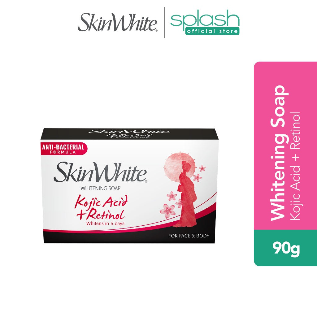 Skin White Whitening Kojic Acid + Retinol - For Face & Body - Whitens Skin in 5 Days - Lightens Scars and Dark Spots - 90g