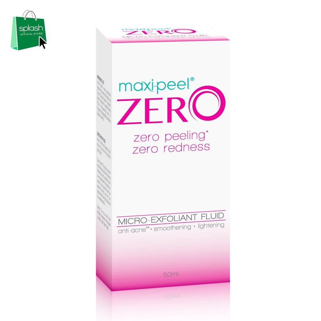 Maxipeel Zero - Zero Peeling - Zero Redness - Micro-exfoliant Fluid - Anti-acne, Smoothening and Lightening -  50ml