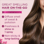 Vitress Hair Freshener Floral Bloom - Eliminates Unwanted Odors - Keeps Hair Smooth & Shiny - With Anti-Bacterial Actives - 100ml
