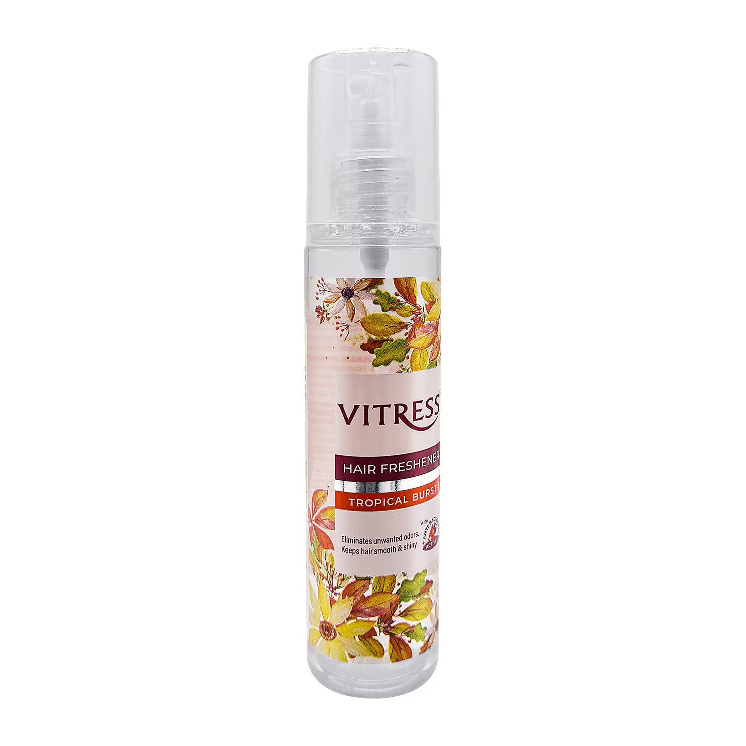 Vitress  Hair Freshener Tropical Burst - Eliminates Unwanted Odors - Keeps Hair Smooth & Shiny - With Anti-Bacterial Actives -  100ml