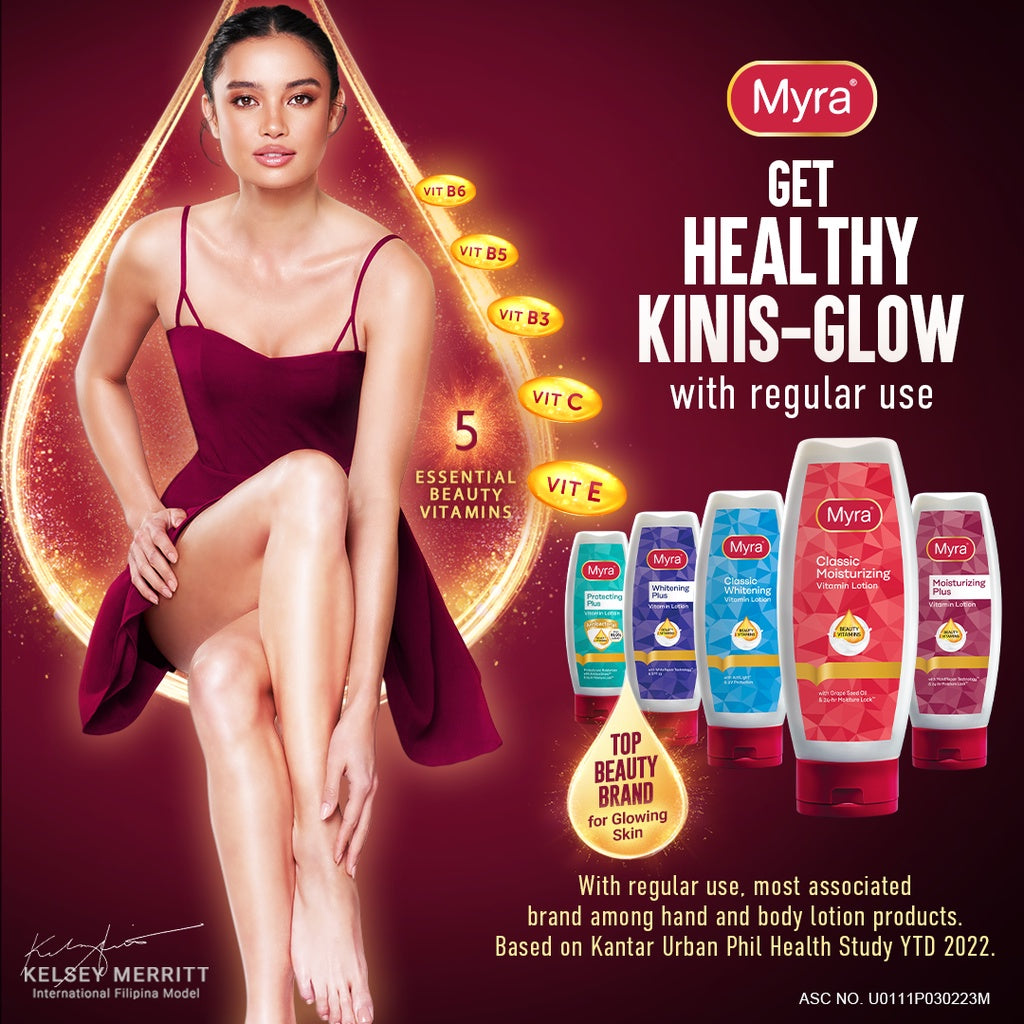 Myra Classic Moisturizing Vitamin Lotion  - With Grape Seed Oil & 24hr Moisture Lock - Keeps Skin Smooth, Glowing & Healthy - Powerful Combination of Vitamins - 200ml