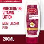 Myra Classic Moisturizing Plus Vitamin Lotion  - With MoistRepair Technology & 24hr Moisture Lock - Keep Skin Smooth,Glowing & Healthy - Powerful Combination of Vitamins - 200ml