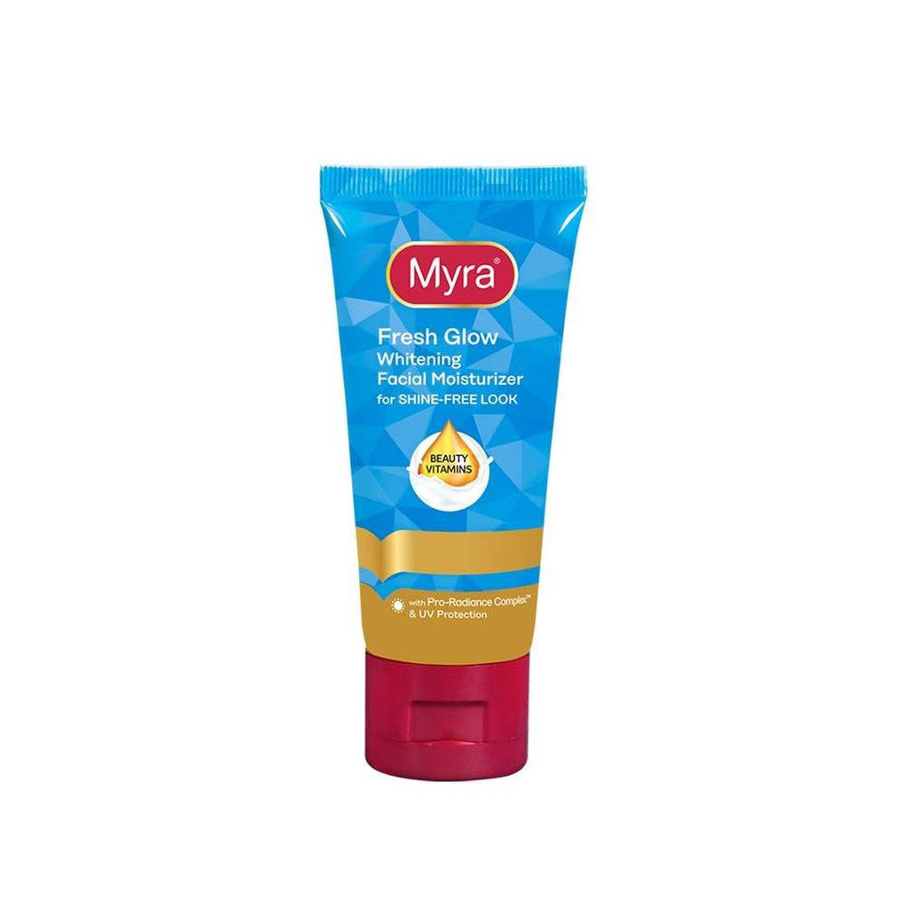 Myra Fresh Glow Whitening Facial Moisturizer - With Pro-Radiance Complex & UV Protection - For Shiney Look - Moisturizes for Smooth, Healthy & White Skin -  40ml
