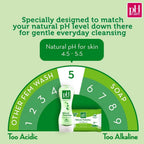 pH care Daily Feminine Wash Natural Protection - With Real Guava Leaf Extract - For Antibacterial Care - Safe for Everyday Use - pH-Balanced & Clinically Tested - 150ml