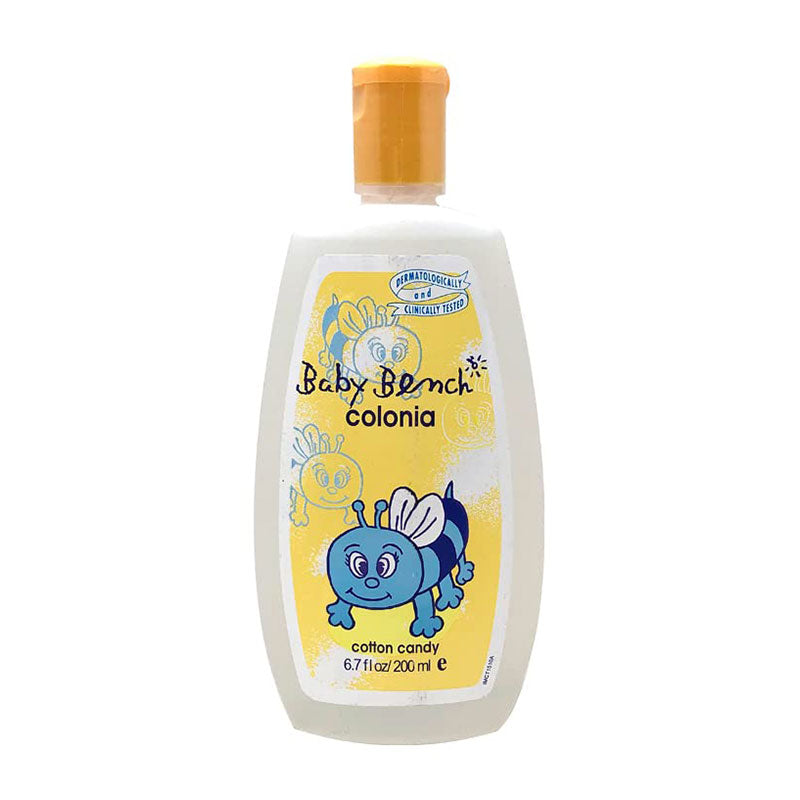 Bench Baby Cologne Scent Cotton Candy  - Sweet & Sugary Fragrance- Gently Scented Cologne For Babies - Long Lasting Fragrance - Dermatologically & Clinically Tested - 200 ml