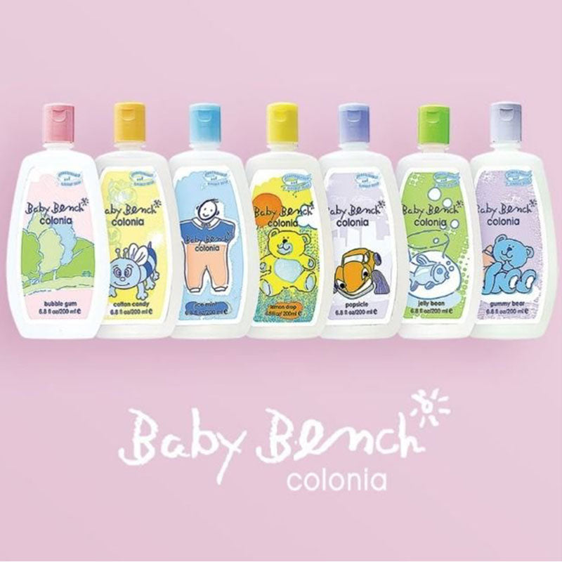Bench Baby Cologne Scent Cotton Candy  - Sweet & Sugary Fragrance- Gently Scented Cologne For Babies - Long Lasting Fragrance - Dermatologically & Clinically Tested - 200 ml