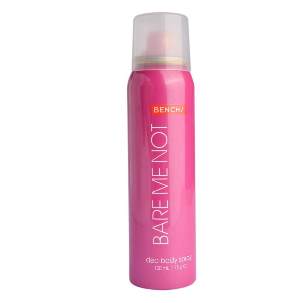 Bench Deodorant Body Spray Bare Me Not - Combines Various Aromatic Elements - Long-lasting Scent - 100 ML