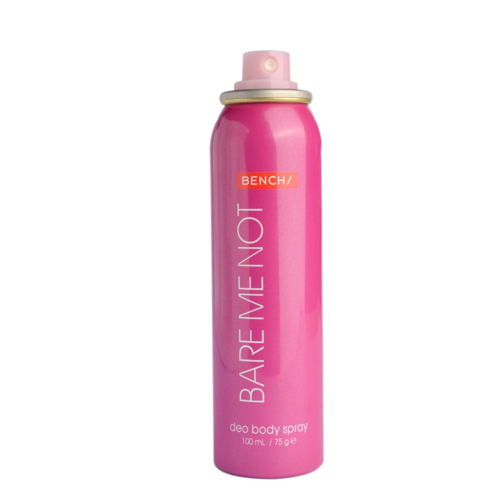 Bench Deodorant Body Spray Bare Me Not - Combines Various Aromatic Elements - Long-lasting Scent - 100 ML