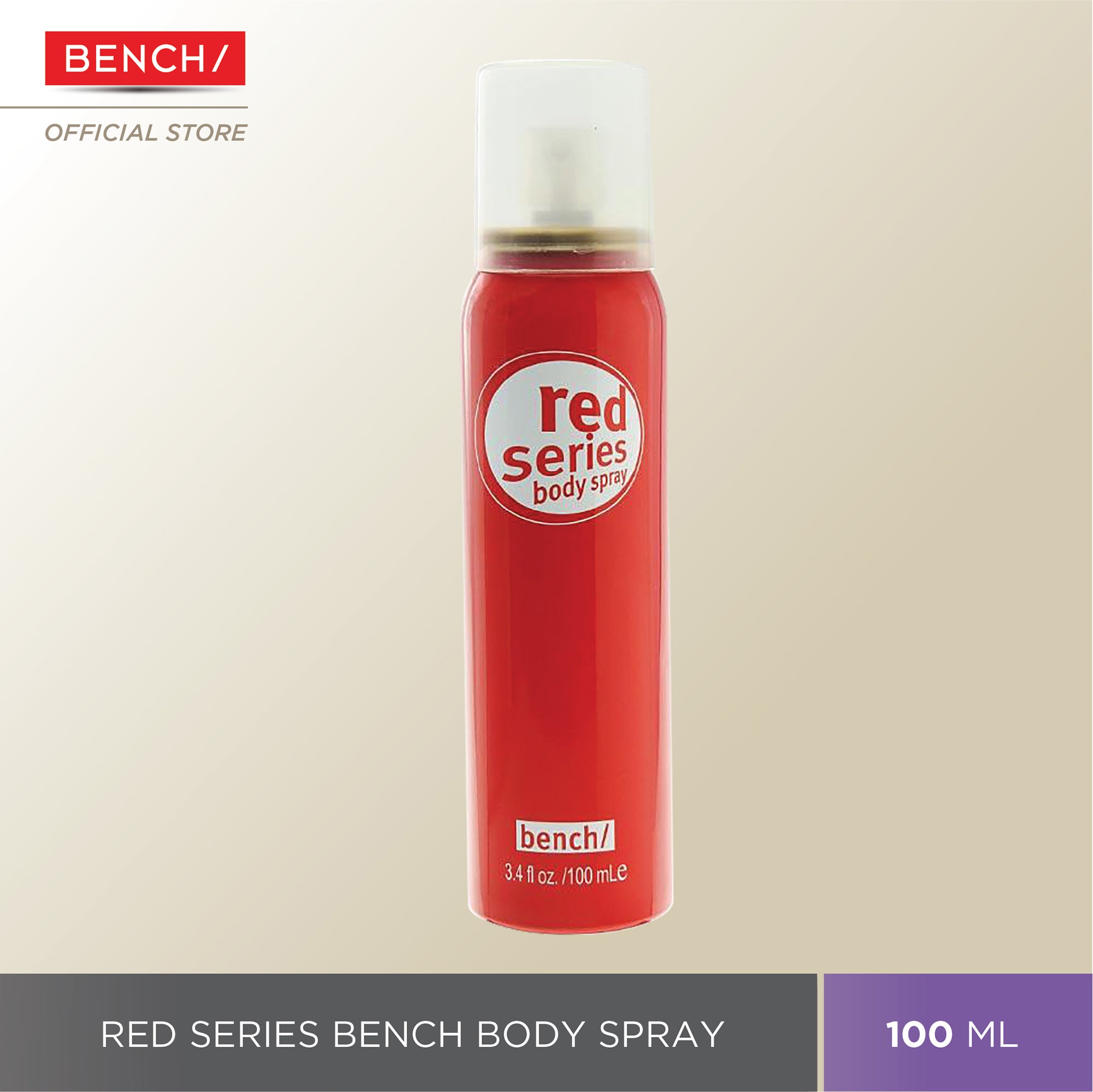Bench Body Spray Red Series  - Features Spicy and Woody Notes - Perfect for the Modern Men - 100 ml
