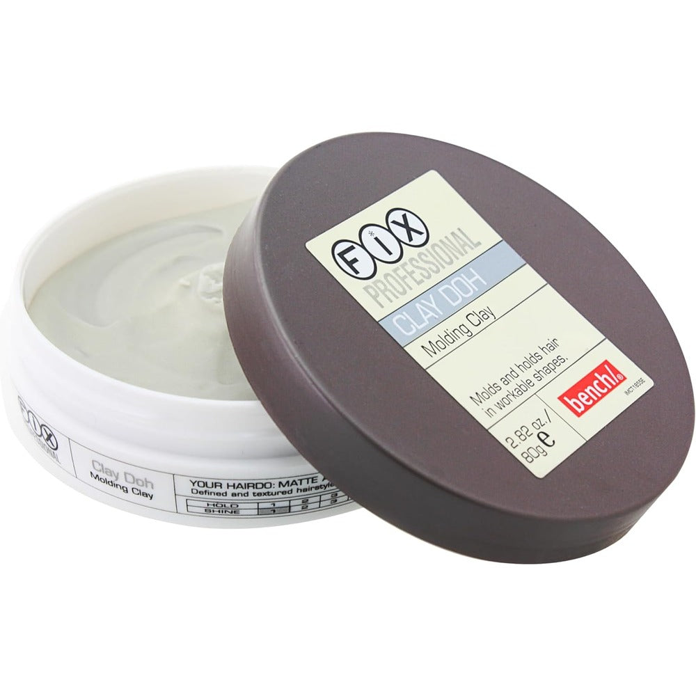 Bench Clay Doh - Hair Molding Clay - With Easy Washout Fomula - With Matte Finish - 80g