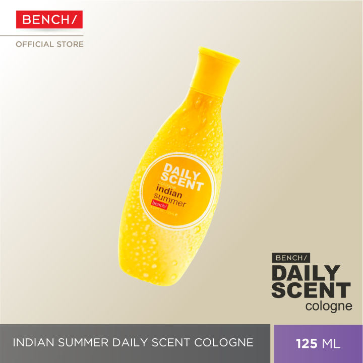 Bench Daily Scent Cologne Indian Summer - Refreshing and Long Lasting Fragrance - 125 ml