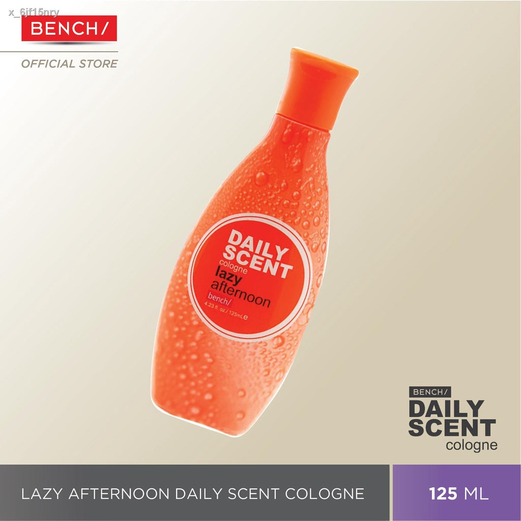 Bench Daily Scent Cologne Lazy Afternoon - Refreshing and Long Lasting Fragrance - 125 ml