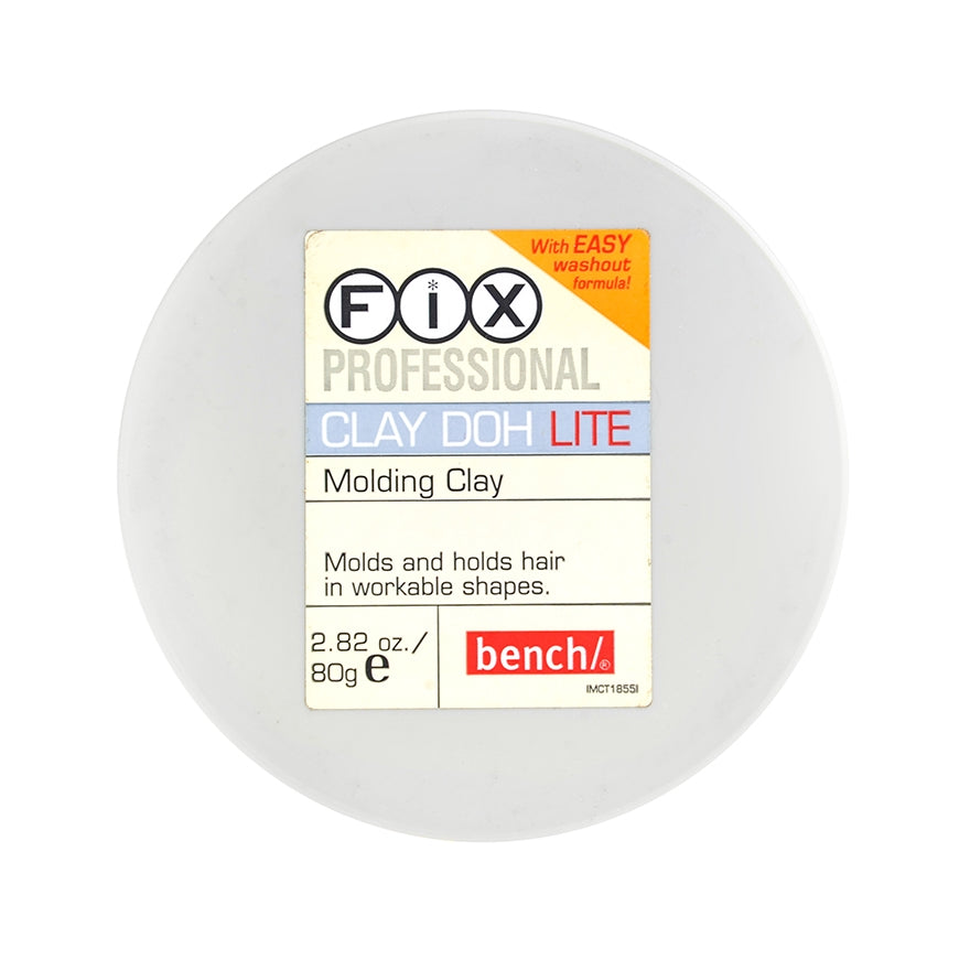 Bench Clay Doh Lite - Hair Molding Clay - With Easy Washout Fomula - With Matte Finish - 80g
