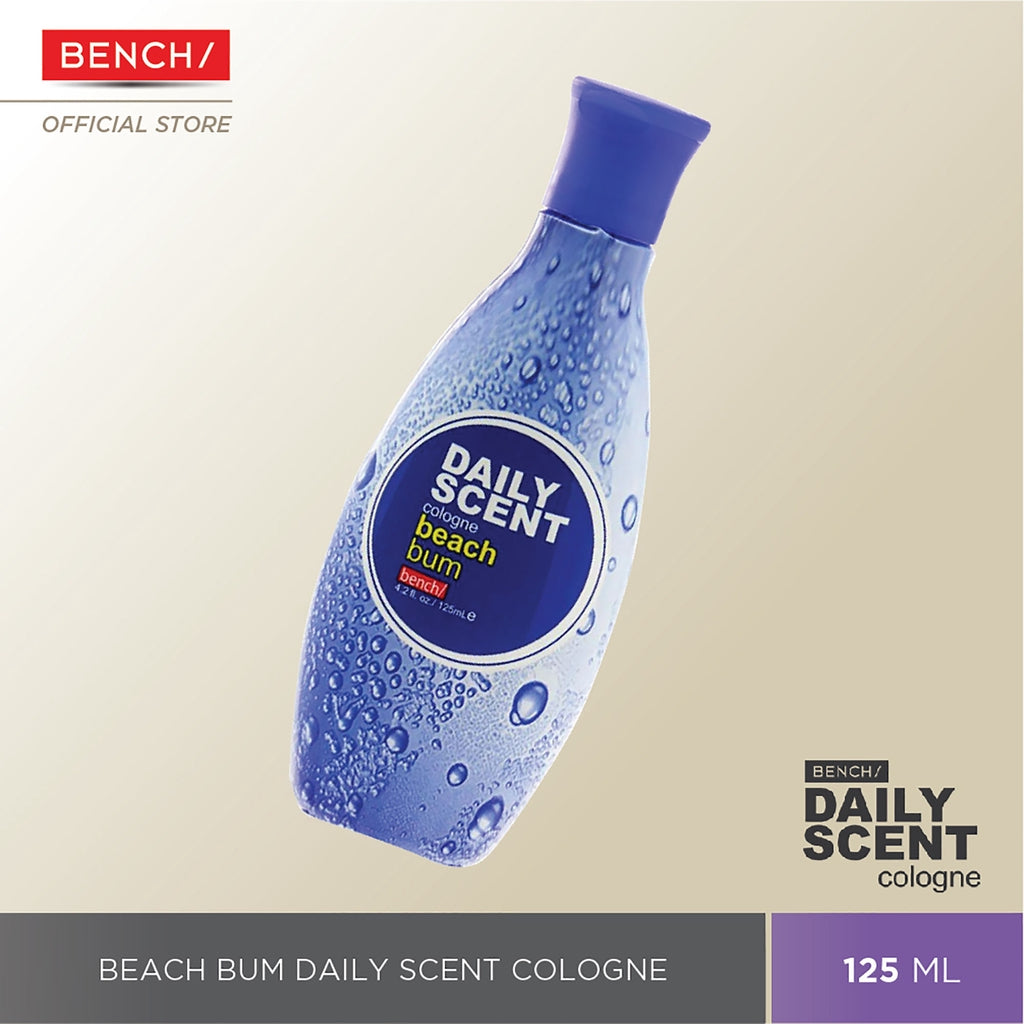 Bench Daily Scent Cologne Beach Bum - Refreshing and Long Lasting Fragrance - 125 ml