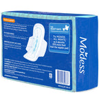 Modess Cottony Regular with Wing 29+3 Pads - For Superior Dryness and Protection - Hypoallergenic Cover & Gentle on Skin - Cottony Soft Cover