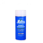 Milcu Sports Deodorant Underarm & Foot Powder  - For Active & Athletic People - Sweat Absorbing Powder & Odor Control Powder - For Men and Women - Long Lasting Protection - 80 g