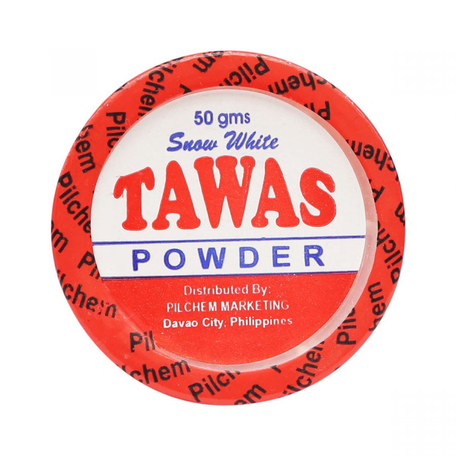 Snow White Tawas Whitening Powder - Treats Acne, Dark Underarms, Freckles, Age Spots, Skin Pigmentation - Prevents Body Odor - Safe and Natural- 50 g