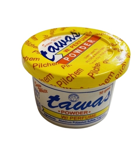 Snow White Tawas Whitening Powder with Perfume - Treats Acne, Dark Underarms, Freckles, Age Spots, Skin Pigmentation - Prevents Body Odor - Safe and Natural- 50 g
