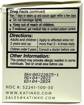 Katinko Pain Relief Oinment - Anti Itching - Pain Relief- 30 grams