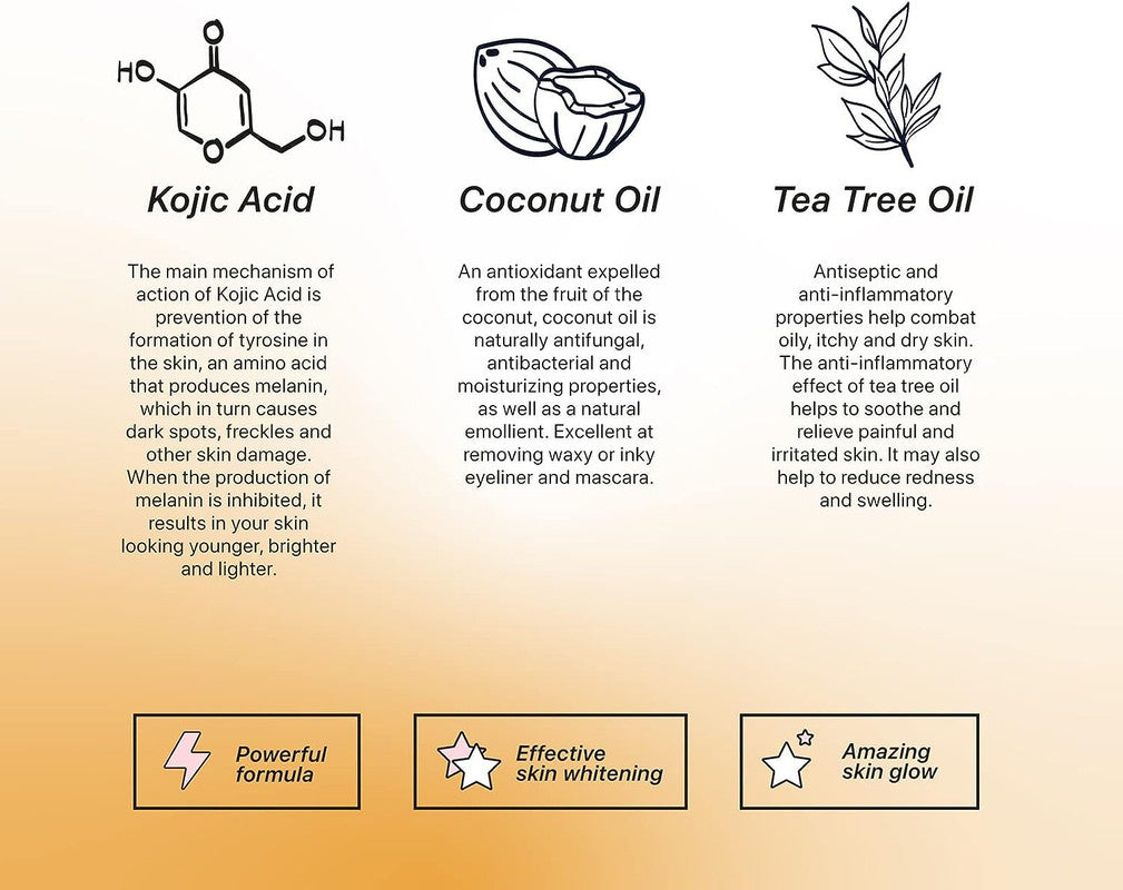 Kojiesan Skin Lightening Soap | For a Lighter and Even Tone Skin | Fights Dark Spots, Scars and Age Spots | Promo 3 Pack x 65 g