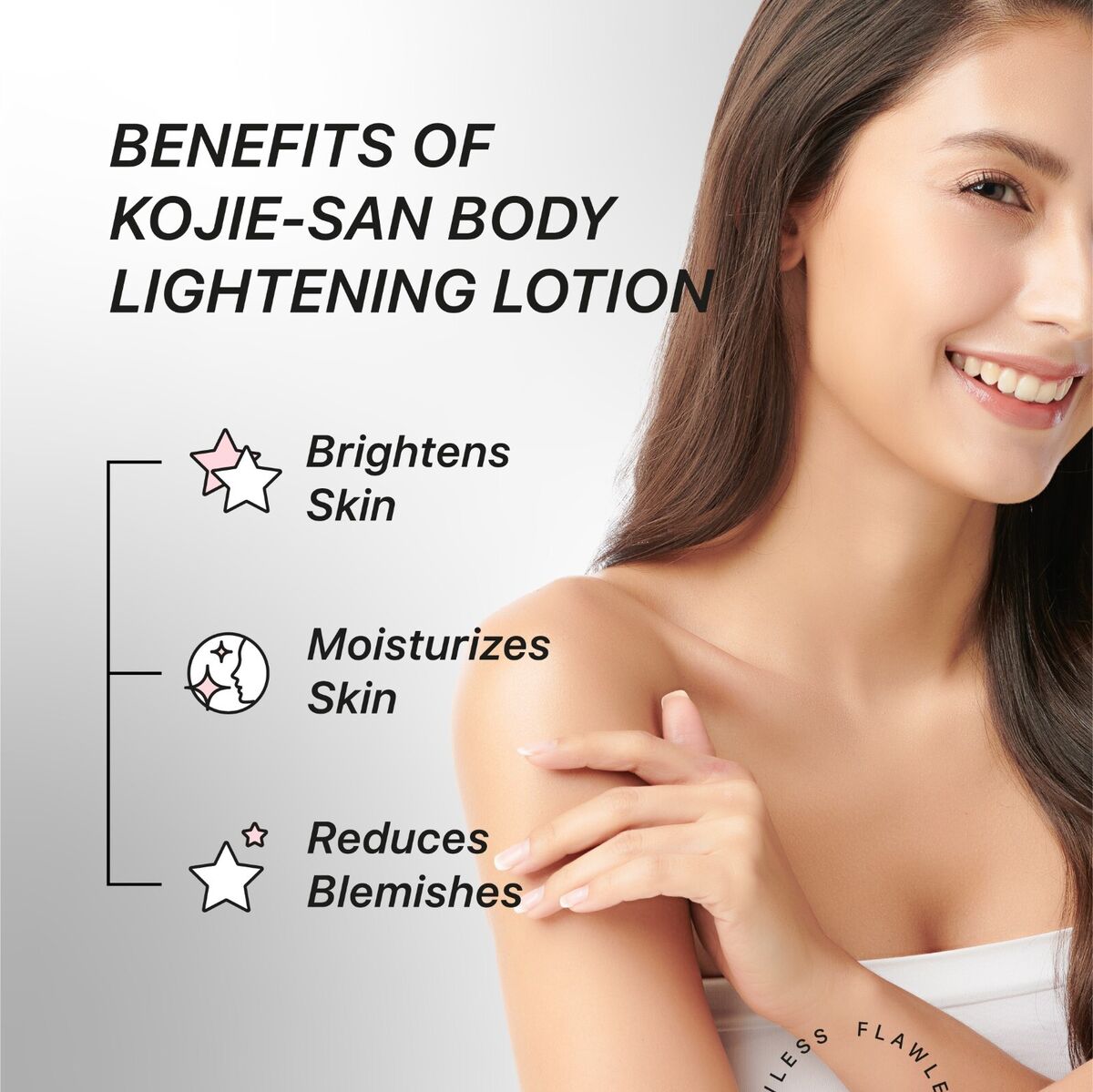Kojiesan Skin Lightening Body Lotion with HydroMoist - For a Lighter & More Moisturized Skin - Minimizing the Appearance of Rough Skin & Stretch Marks -  100 G