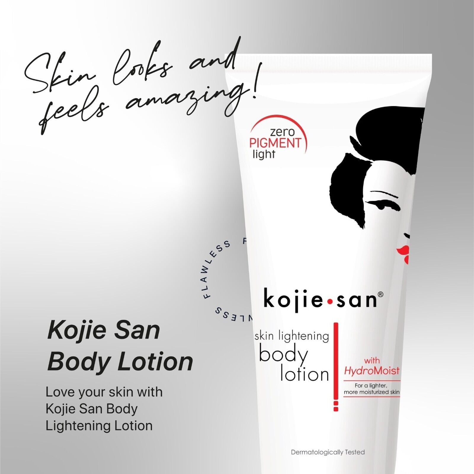 Kojiesan Skin Lightening Body Lotion with HydroMoist - For a Lighter & More Moisturized Skin - Minimizing the Appearance of Rough Skin & Stretch Marks -  100 G