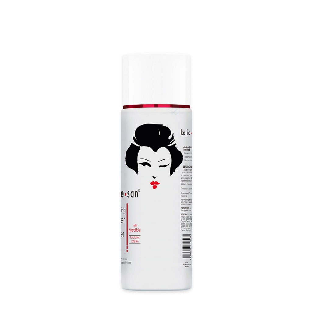 Kojiesan Skin Lightening Cleanser + Toner - With HydroMoist  - Dual Action Formula for Hydrated Skin - For All Skin Types - Zero Pigment Light Technology -  100ml